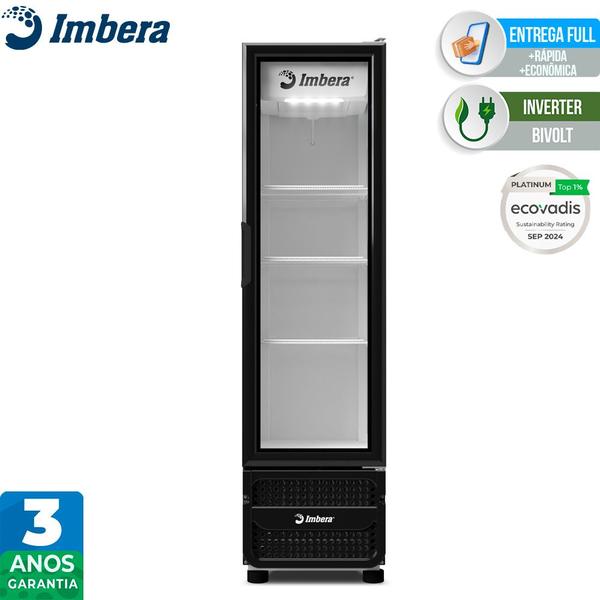 Imagem de Refrigerador Inverter 244 Litros Porta de Vidro Bivolt Imbera - VR08