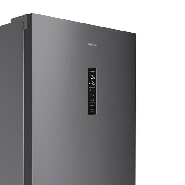 Imagem de Refrigerador Invita 360 Litros Bottom Freezer Inox - 220 Volts