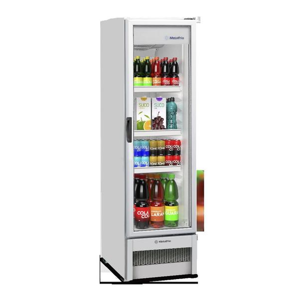 Imagem de Refrigerador Porta de Vidro 324L VB28R Light 127V Branco tq Plástico - Metalfrio