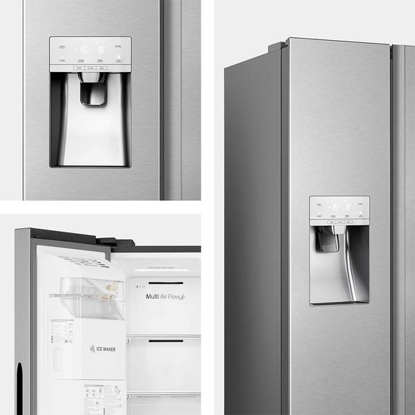 Refrigerador Side By Side Hisense de 02 Portas Frost Free com 533