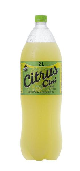 Imagem de Refrigerante Citrus Cini - 2L - Kit 6 - Sabor Cítrico - Refrescante