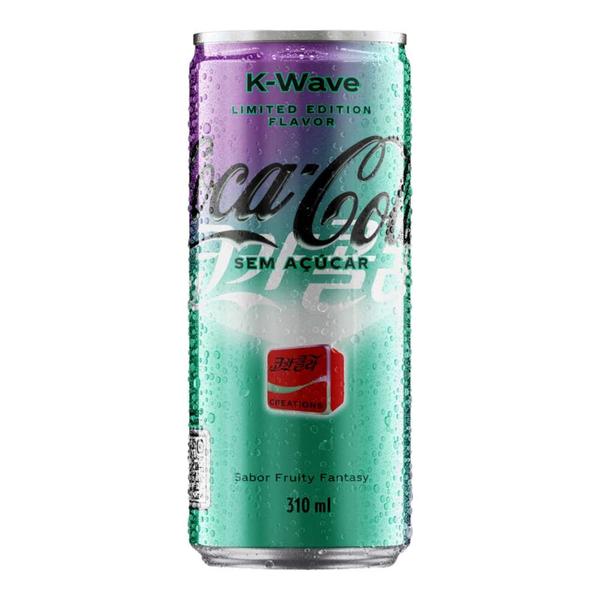 Imagem de Refrigerante Coca Cola K Wave Sem Açúcar Sabor Fruity Fantasy 310ml