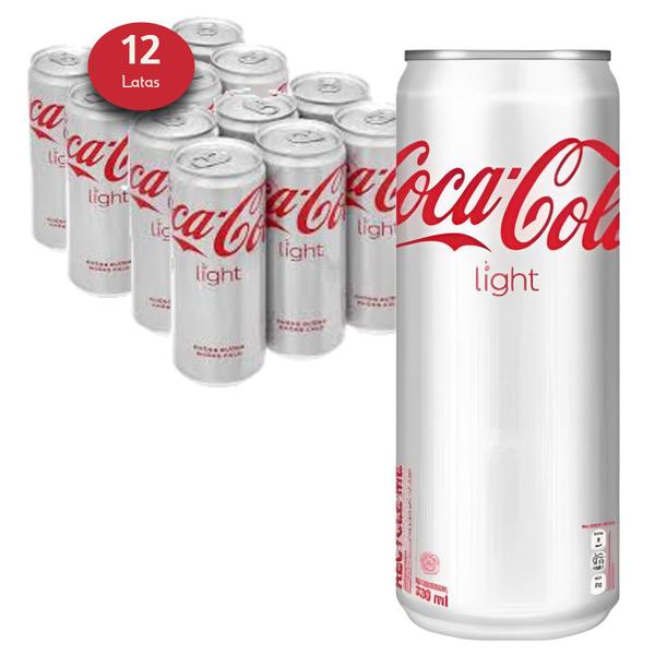 Imagem de Refrigerante COCA COLA Light Lata 310ml (12 Latas)