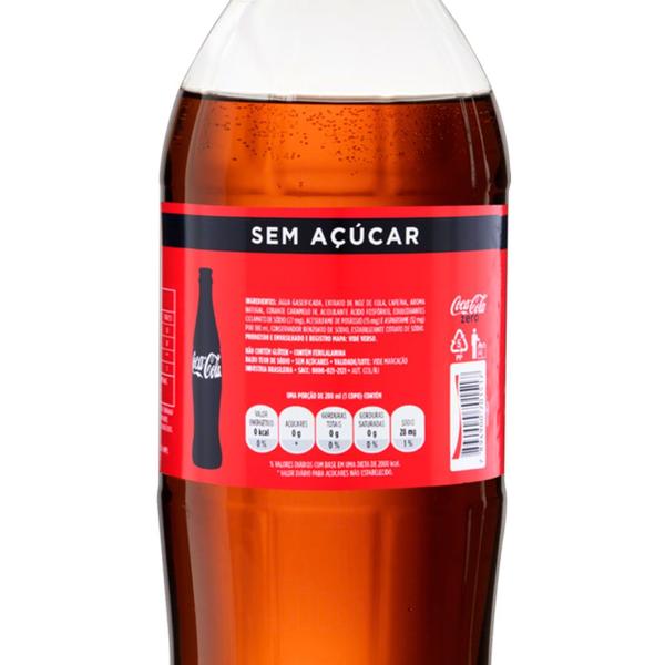 Imagem de Refrigerante Coca Cola Sem Açúcar 2 Litros