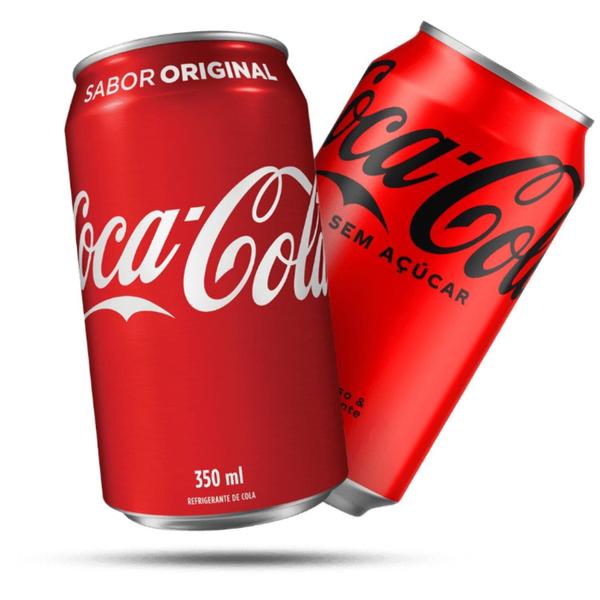 Imagem de Refrigerante Coca Cola Sem Açucar Lata 220Ml ( 6 Latas )