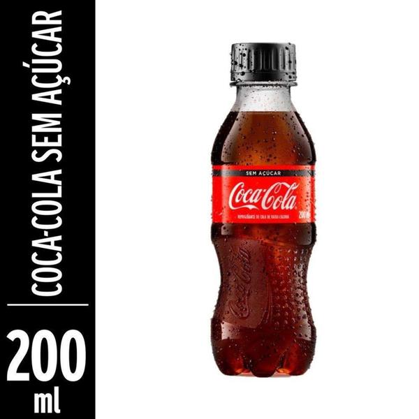 Imagem de Refrigerante Coca Cola Zero 200ml Pet