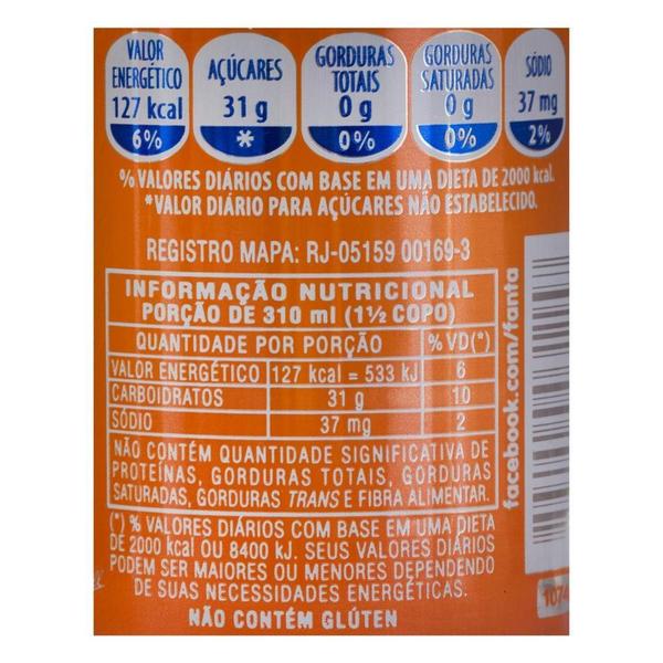 Imagem de Refrigerante Fanta Laranja 310Ml