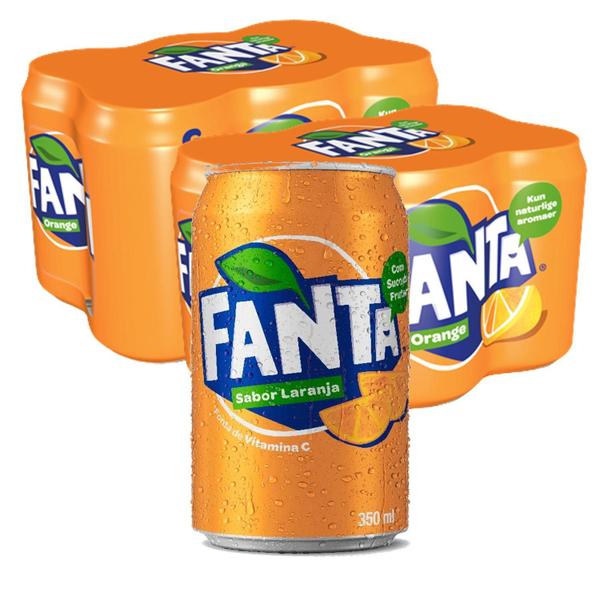 Imagem de Refrigerante Fanta Laranja 350Ml (12 Latas)