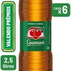 Imagem de Refrigerante Guaraná Antarctica Pet 2,5L Caixa c/ 6 un