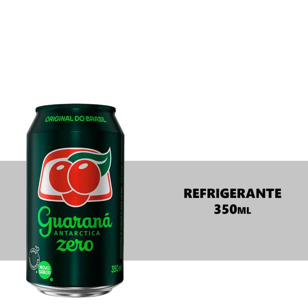 Imagem de Refrigerante Guaraná Antarctica Zero Lata 350ml 12 Unidades