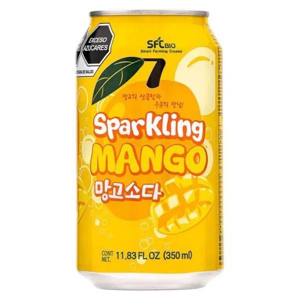 Imagem de Refrigerante Manga Sparkling Mango importada Coréia 350ml