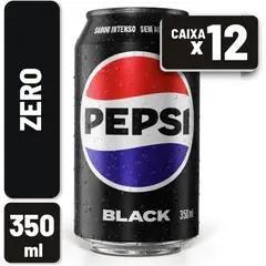 Imagem de Refrigerante Pepsi Black Lata 350ml Caixa c/ 12 un