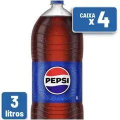 Imagem de Refrigerante Pepsi Cola Pet 3L Caixa c/ 4 un