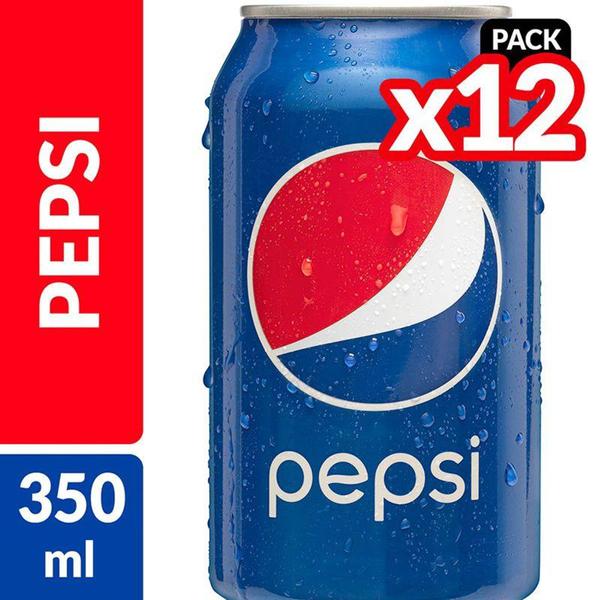 Imagem de Refrigerante Pepsi Lata 350 ml Embalagem com 12 Unidades