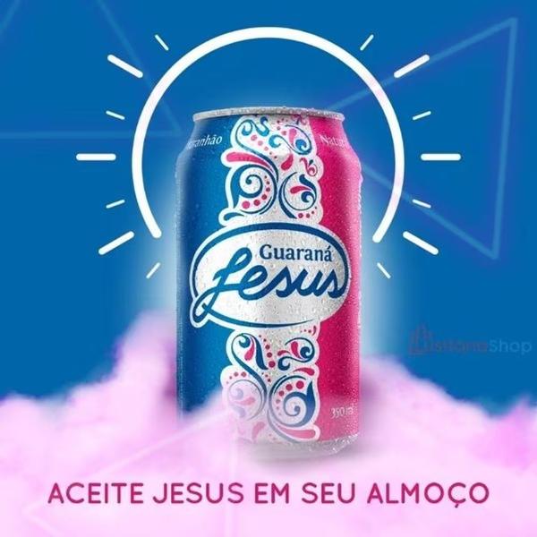 Imagem de Refrigerante Rosa Jesus Fardo Com 6 Latas De 310 Ml Cada