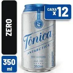 Imagem de Refrigerante Tônica Antarctica Zero Lata 350ml Caixa c/ 12 un