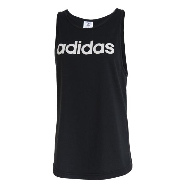 Imagem de Regata Adidas Logo Linear Feminina Cor: Preto E Branco - Tamanho: G