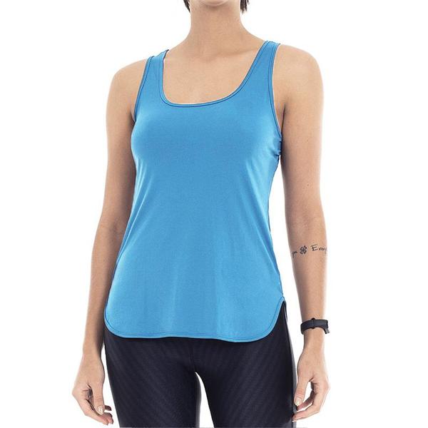 Imagem de Regata Alto Giro Skin Fit Alongada Academia Feminina 2231602