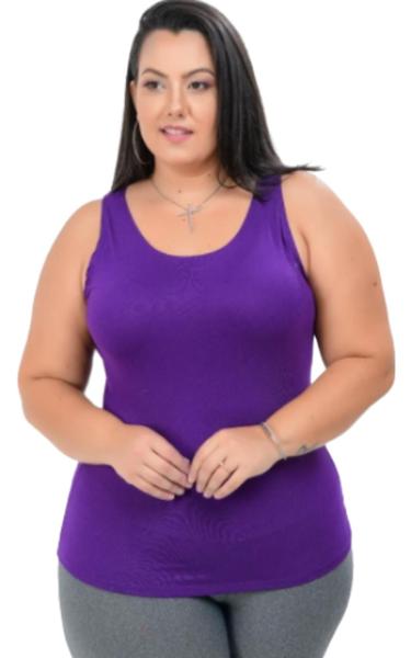 Imagem de Regata Blusa Plus Size Esportiva Academia Tecido Viscolycra Premium