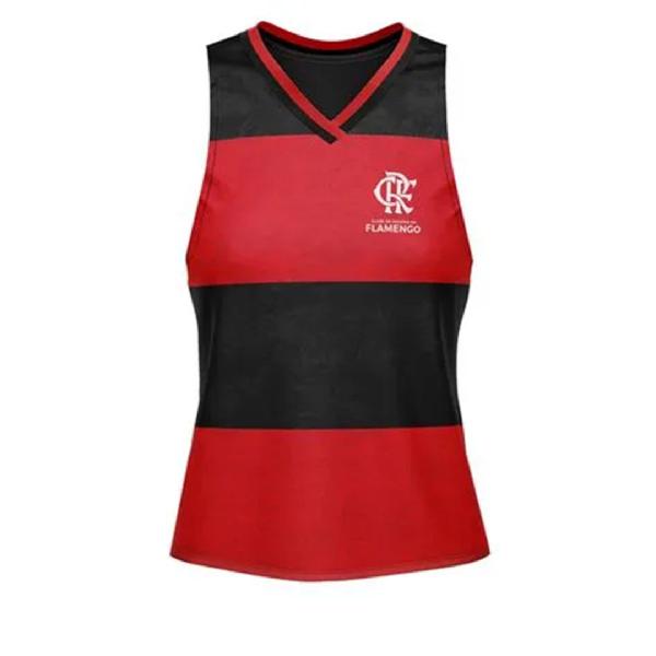 Imagem de Regata Braziline Flamengo Essence Feminina - Preto e Vermelho