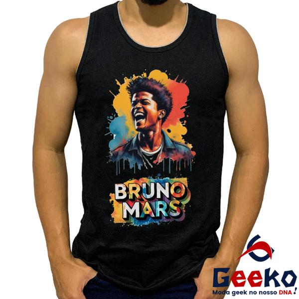 Regata Bruno Mars 100% Algodão Bruninho Live in Brazil 2024 Brasil Camiseta Regata Geeko 01 Imagem de Regata Bruno Mars 100% Algodão Bruninho Live in Brazil 2024 Brasil Camiseta Regata Geeko 01