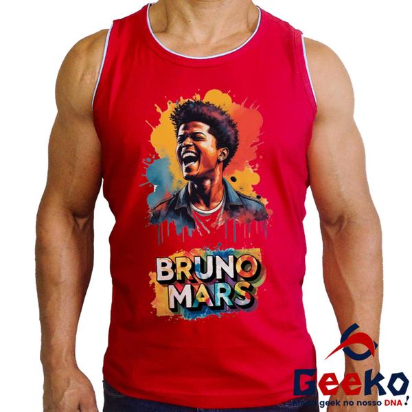 Regata Bruno Mars 100% Algodão Bruninho Live in Brazil 2024 Brasil Camiseta Regata Geeko 01 Imagem de Regata Bruno Mars 100% Algodão Bruninho Live in Brazil 2024 Brasil Camiseta Regata Geeko 01