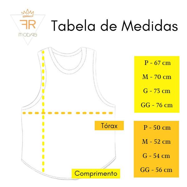 Imagem de Regata Cavada Longline Fitness Academia Estampa Bodybuilding