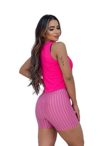 Imagem de Regata Cropped Feminina Dry Fit PINA Fitness