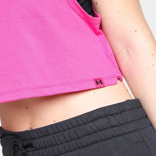 Imagem de Regata Cropped Under Armour Campus Feminina