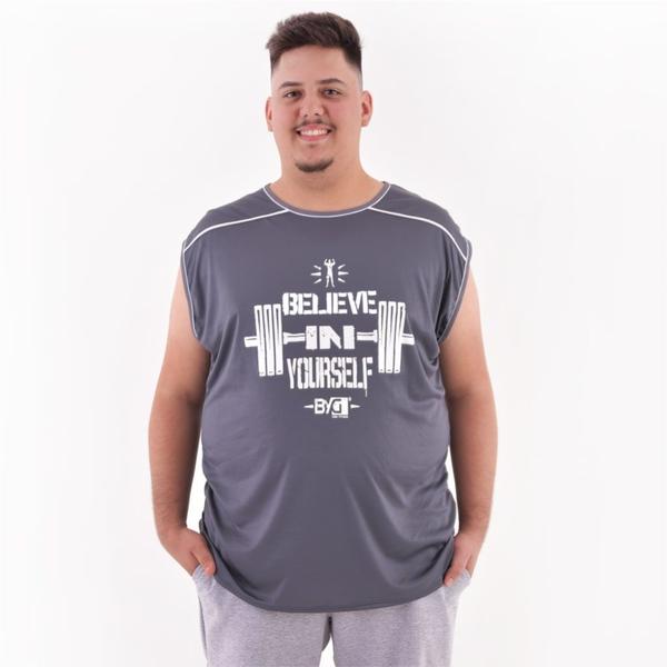 Imagem de Regata Dry Fit BYG Believe Plus Size