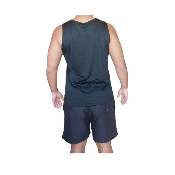 Imagem de Regata Dry Fit Lisa Camiseta Masculina Academia Treino basica