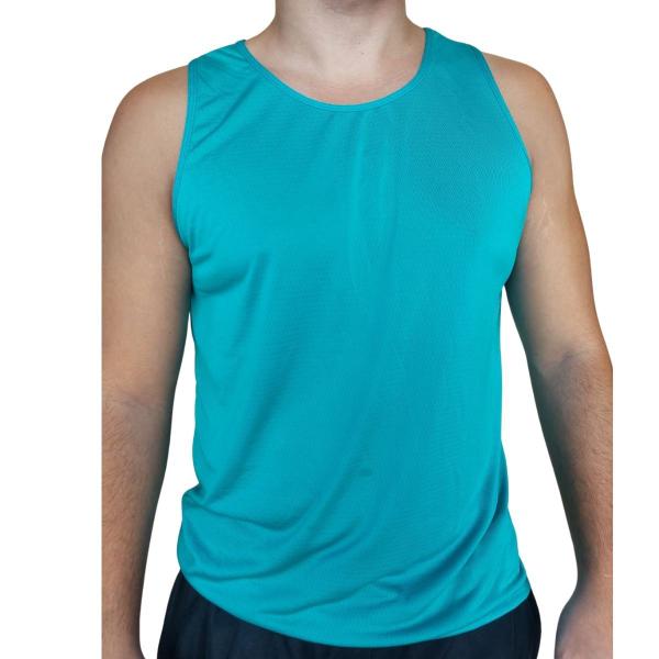 Imagem de Regata Dry Fit Lisa Camiseta Masculina Academia Treino basica