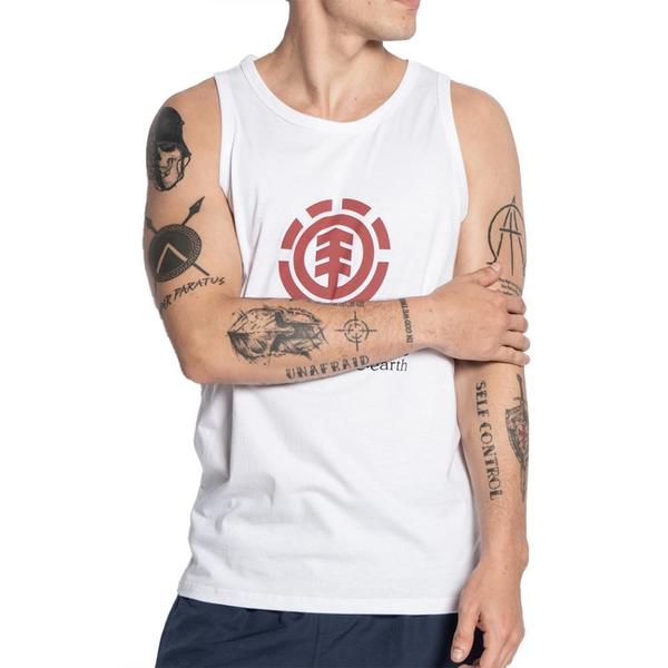 Imagem de Regata Element Vertical SM25 Masculina Branco