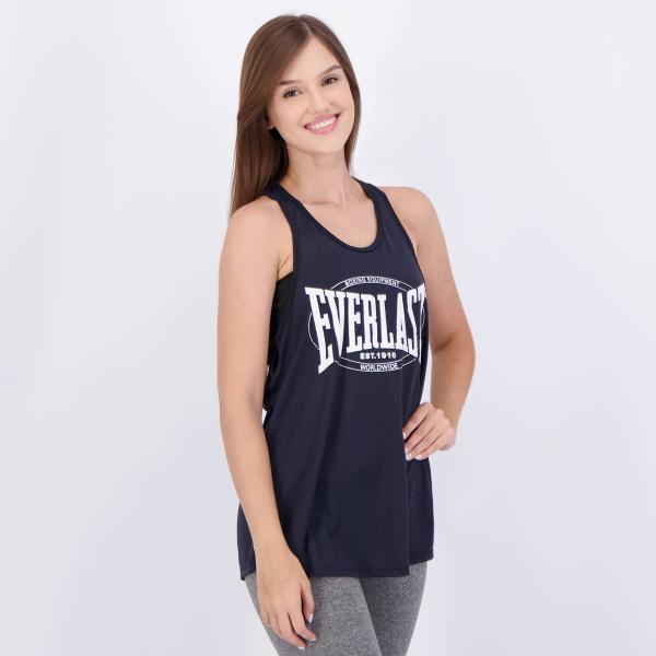 Imagem de Regata Everlast Feminina Preta e Branca