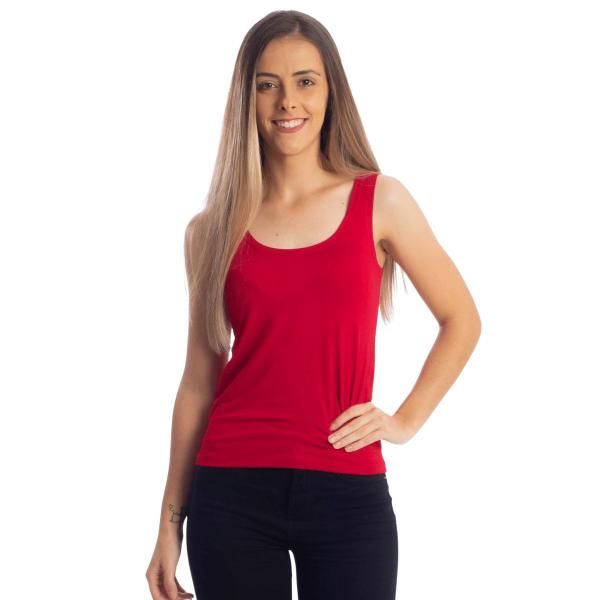 Imagem de Regata Feminina Alça Larga Blusas Básicas Primavera Verão 3020a