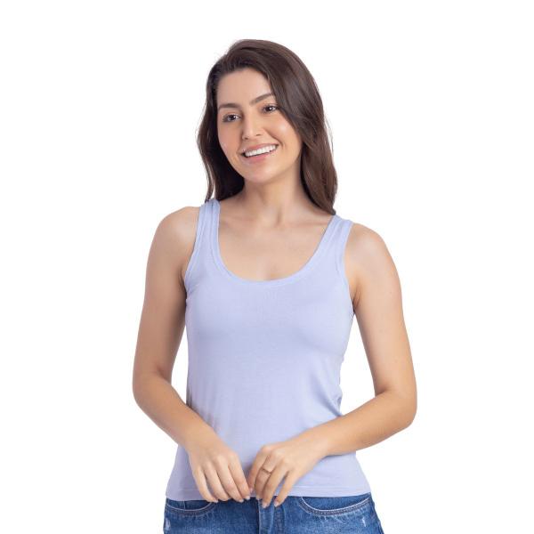 Imagem de Regata Feminina Alça Larga Blusas Básicas Primavera Verão 3020a