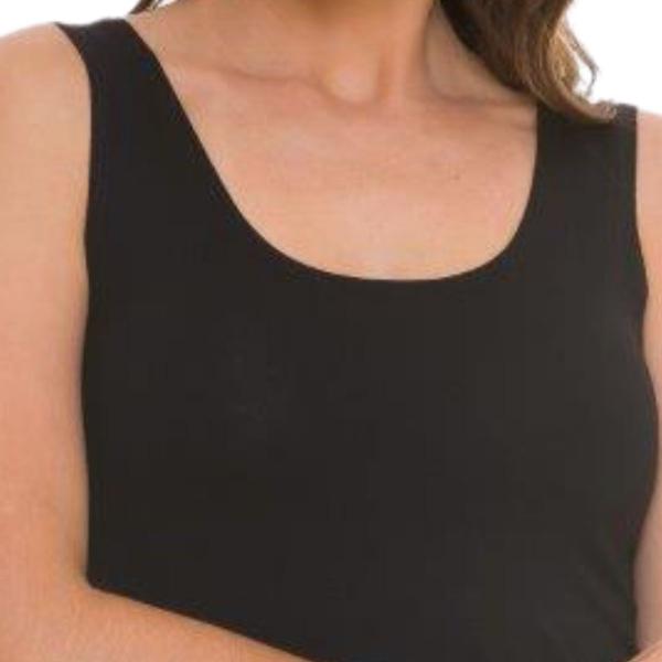 Imagem de Regata Feminina Blusa Viscose Lisa Básica Primavera Verão Slim 3020.C1