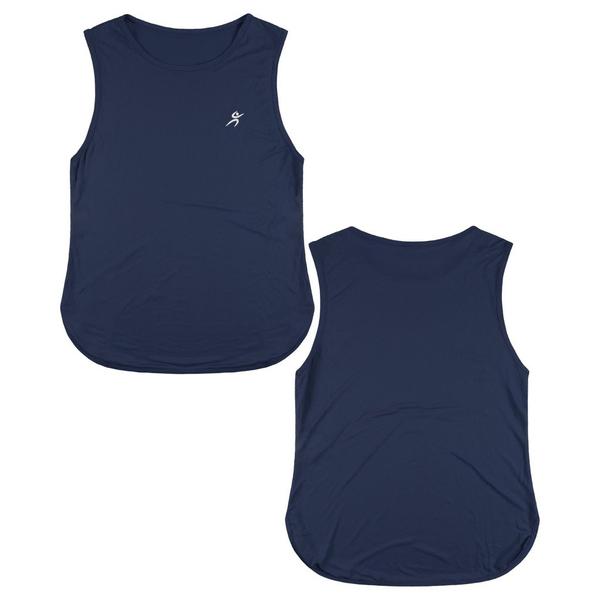 Regata Feminina DryFit Comprida Fitness Recorte lateral tapa bumbum - Bem Fit Imagem de Regata Feminina DryFit Comprida Fitness Recorte lateral tapa bumbum