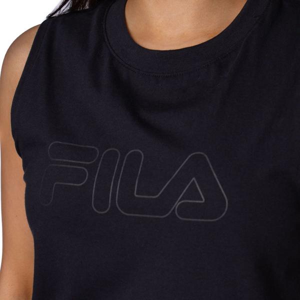 Imagem de Regata Feminina Fila Basic Regular Outline Preto