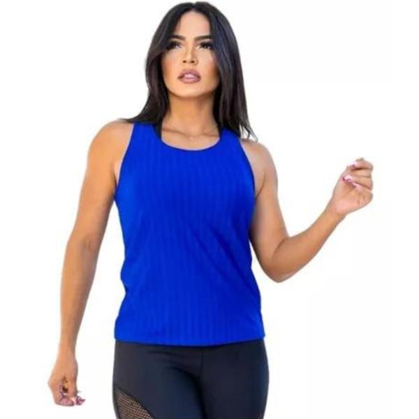 Imagem de Regata Feminina Moda Fitness Dry Fit Blusa Academia Treino