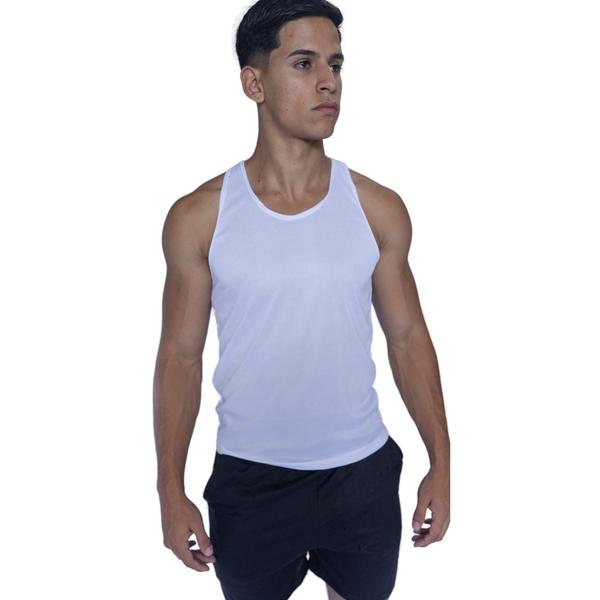 Imagem de Regata Masculina Slim Fitness Básica De Academia Moda Fit