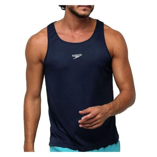 Imagem de Regata Masculina Speedo Cavada Interlock Marinho - 059308