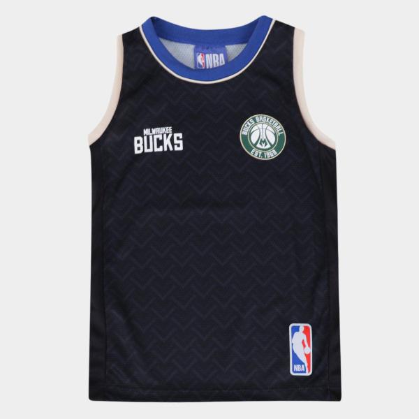 Regata NBA Juvenil Milwalkee Bucks Terms Braziline Imagem de Regata NBA Juvenil Milwalkee Bucks Terms Braziline