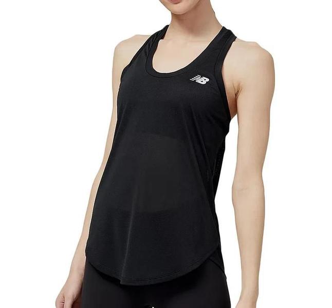 Regata New Balance Accelerate - feminino - preto Imagem de Regata New Balance Accelerate - feminino - preto