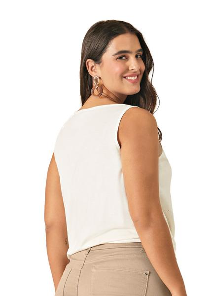 Imagem de Regata plus size 100% algodão evasê g1 ao g5 malwee