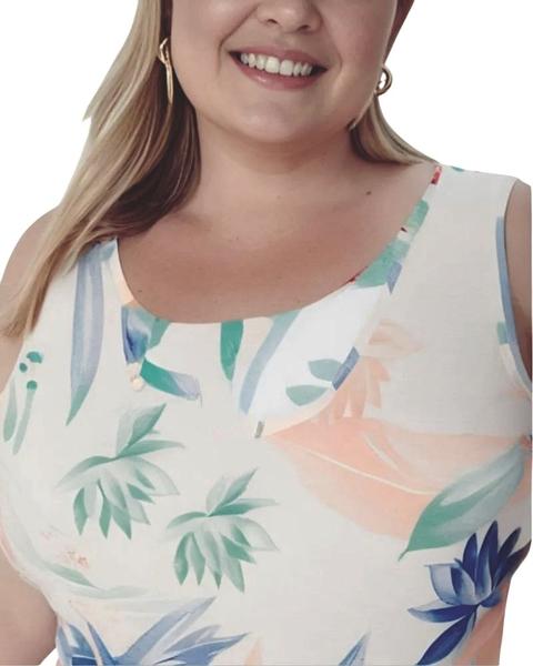 Imagem de Regata plus size viscolycra várias estampas g1 ao g5 malwee