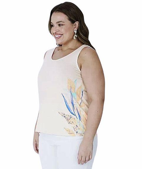 Imagem de Regata plus size viscolycra várias estampas g1 ao g5 malwee