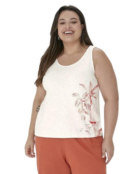 Imagem de Regata plus size viscolycra várias estampas g1 ao g5 malwee