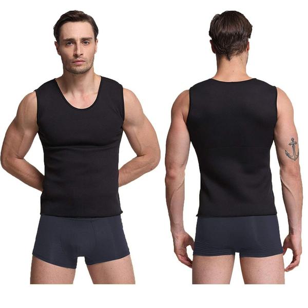 Imagem de Regata Queima Gorduras Barriga Masculina Camiseta Térmica Efeito Sauna Compressão Feminino