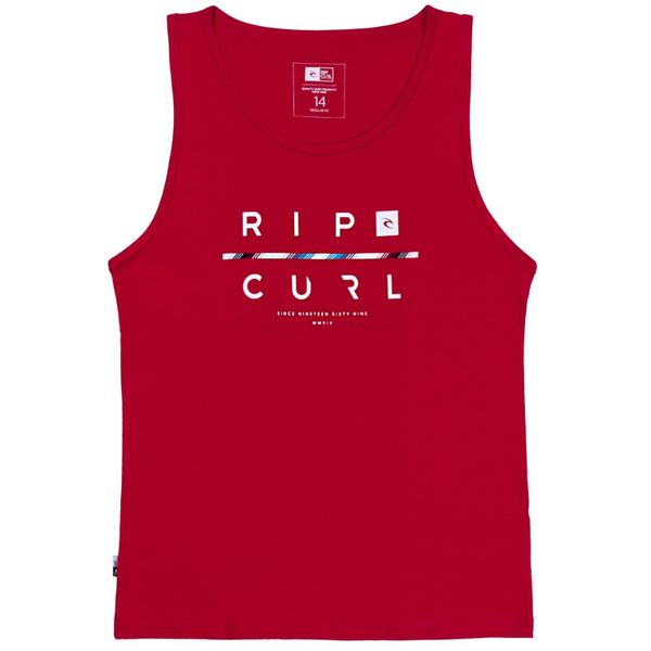 Regata Rip Curl Hombre Juvenil Vermelho Imagem de Regata Rip Curl Hombre Juvenil Vermelho